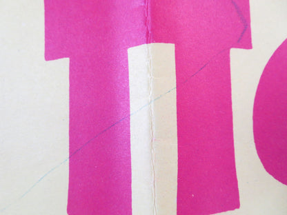 PARIS HOLIDAY FOLDED US ONE SHEET POSTER BOB HOPE FERNANDEL 1958 Rendezvous Cinema Movie posters