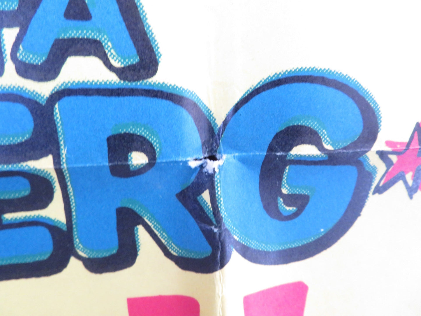 PARIS HOLIDAY FOLDED US ONE SHEET POSTER BOB HOPE FERNANDEL 1958 Rendezvous Cinema Movie posters