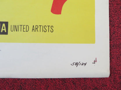 PARIS HOLIDAY FOLDED US ONE SHEET POSTER BOB HOPE FERNANDEL 1958 Rendezvous Cinema Movie posters