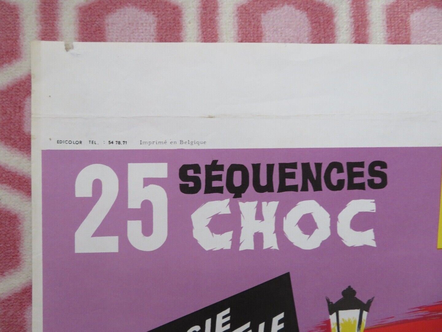 PARIS SECRET BELGIUM (17"x 24") POSTER EDOUARD LOGEREAU 1965 Movie posters