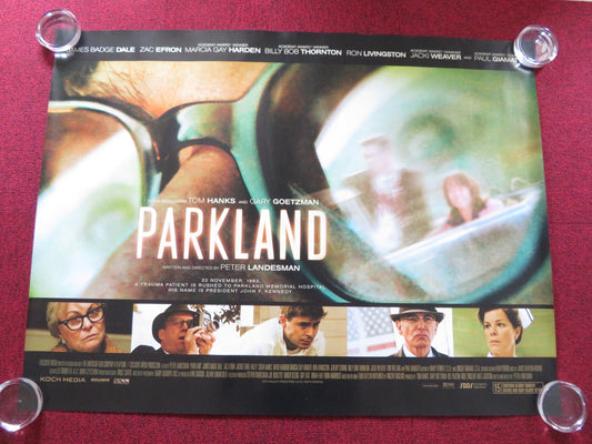 PARKLAND UK QUAD ROLLED POSTER ZAC EFRON BILLY BOB THORNTON 2013 Rendezvous Cinema Movie posters