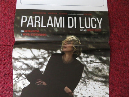 PARLAMI DI LUCY / eyes shut ITALIAN LOCANDINA (27.5"x12.5") POSTER A LISK 2017 - Rendezvous Cinema