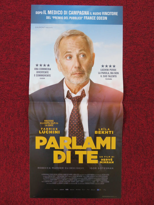 PARLAMI DI TE ITALIAN LOCANDINA POSTER FABRICE LUCHINI LEILA BEKHTI 2018 Rendezvous Cinema Movie posters