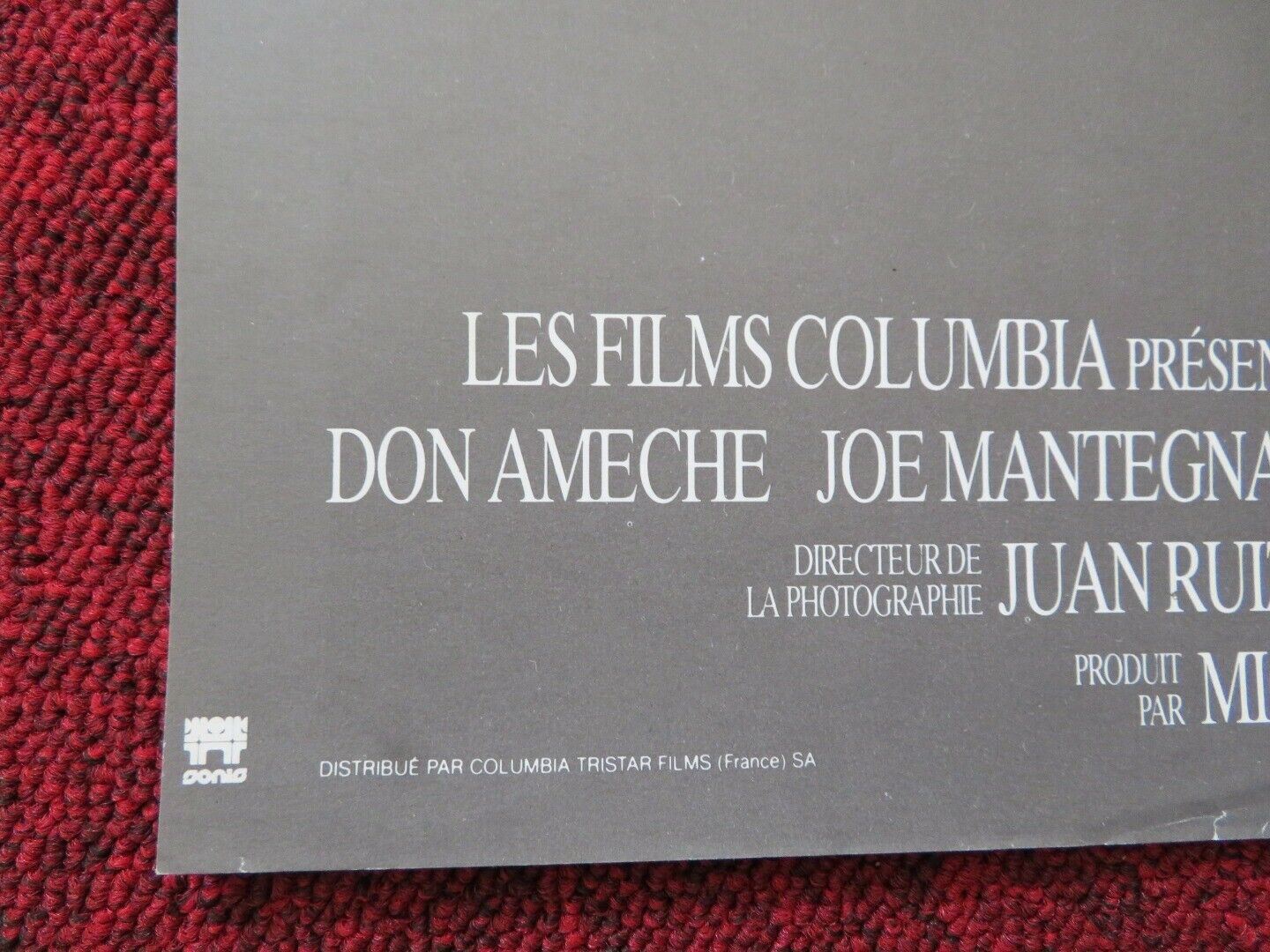 Parrain d'un jour/ THINGS CHANGE FRENCH (15"x 21") POSTER DON AMECHE 1988 Movie posters