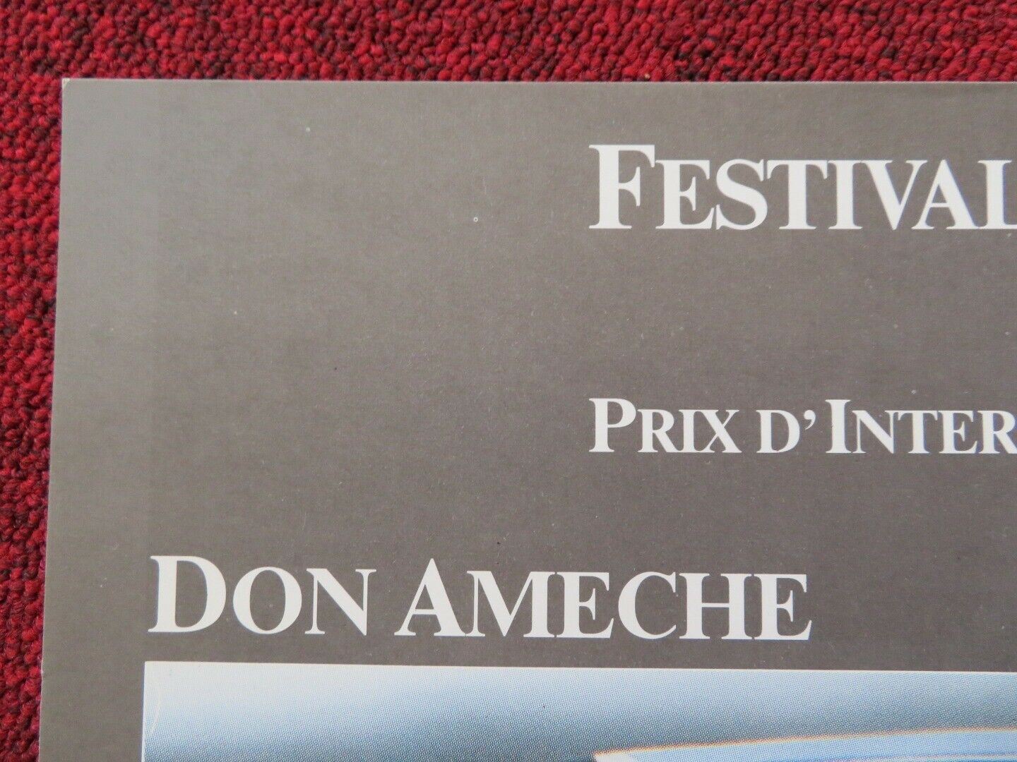 Parrain d'un jour/ THINGS CHANGE FRENCH (15"x 21") POSTER DON AMECHE 1988 Movie posters