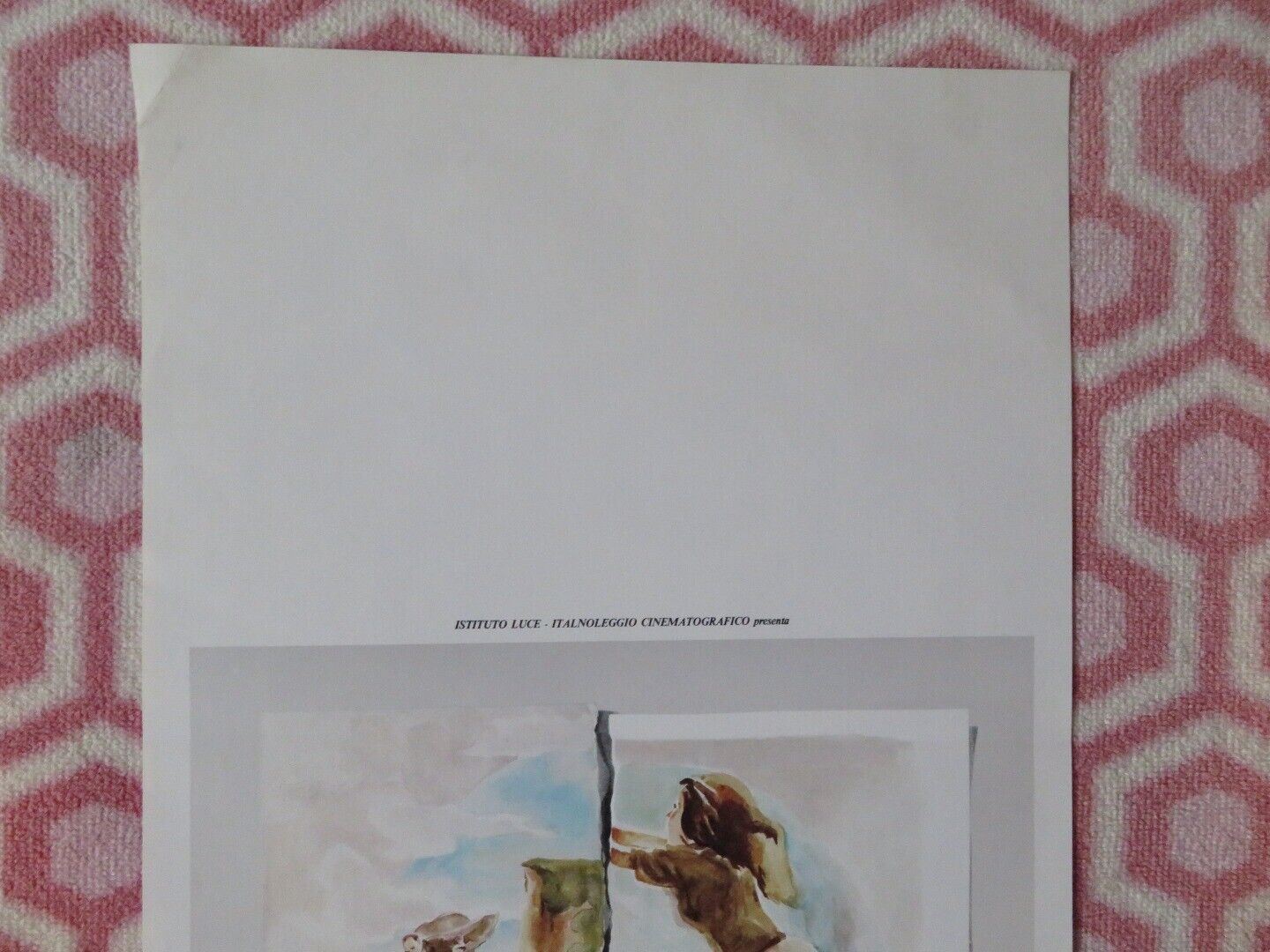 PARTITURA INCOMPIUTA PER PIANOLA MECCANICA ITALIAN LOCANDINA (27.5"x13") POSTER - Rendezvous Cinema