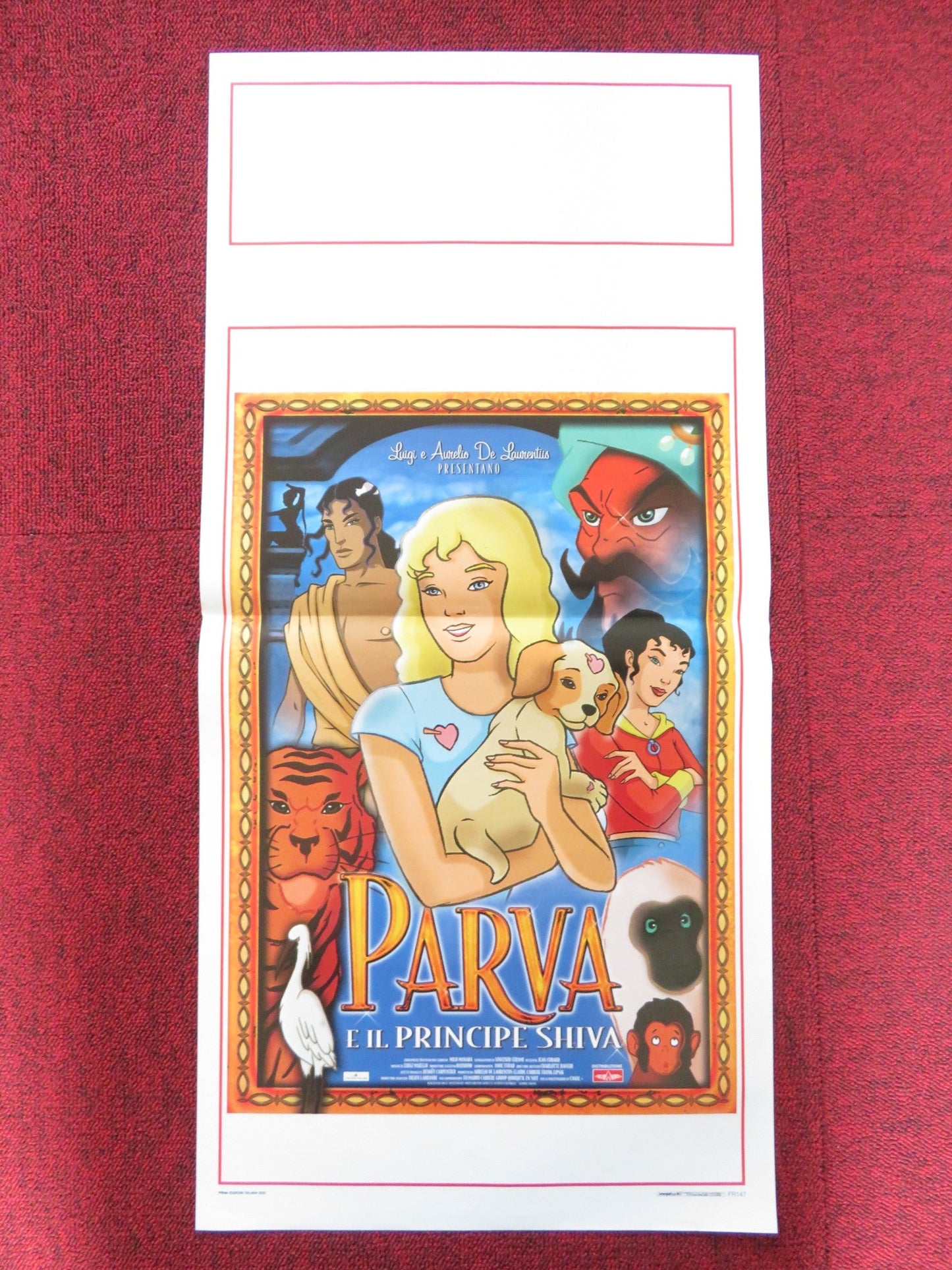 PARVA E IL PRINCIPE SHIVA ITALIAN LOCANDINA POSTER ANDRE DUSSOLLIER 2003 Rendezvous Cinema Movie posters