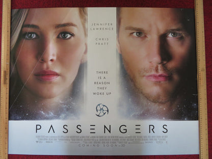 PASSENGERS UK QUAD (30"x 40") ROLLED POSTER JENNIFER LAWRENCE CHRIS PRATT 2016 Rendezvous Cinema Movie posters