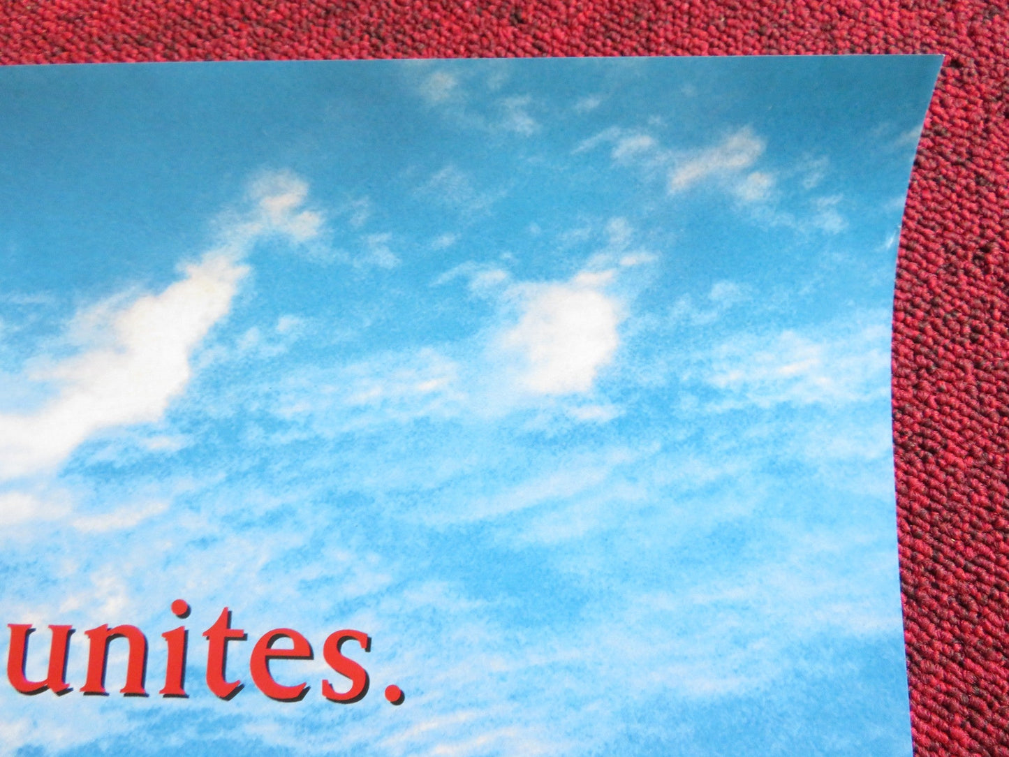 PASSION IN THE DESERT US ONE SHEET ROLLED POSTER BEN DANIELS MICHEL PICCOLI 1997 Rendezvous Cinema Movie posters