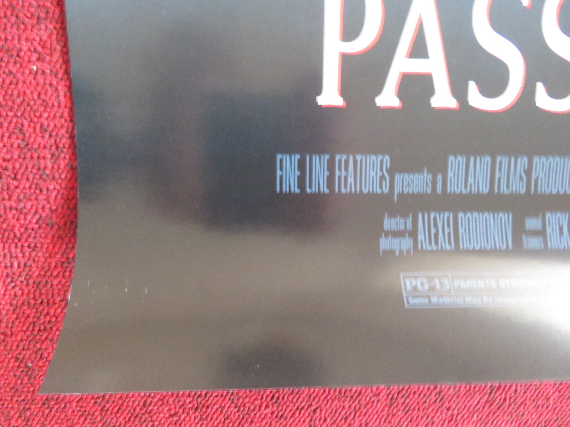 PASSION IN THE DESERT US ONE SHEET ROLLED POSTER BEN DANIELS MICHEL PICCOLI 1997 Rendezvous Cinema Movie posters