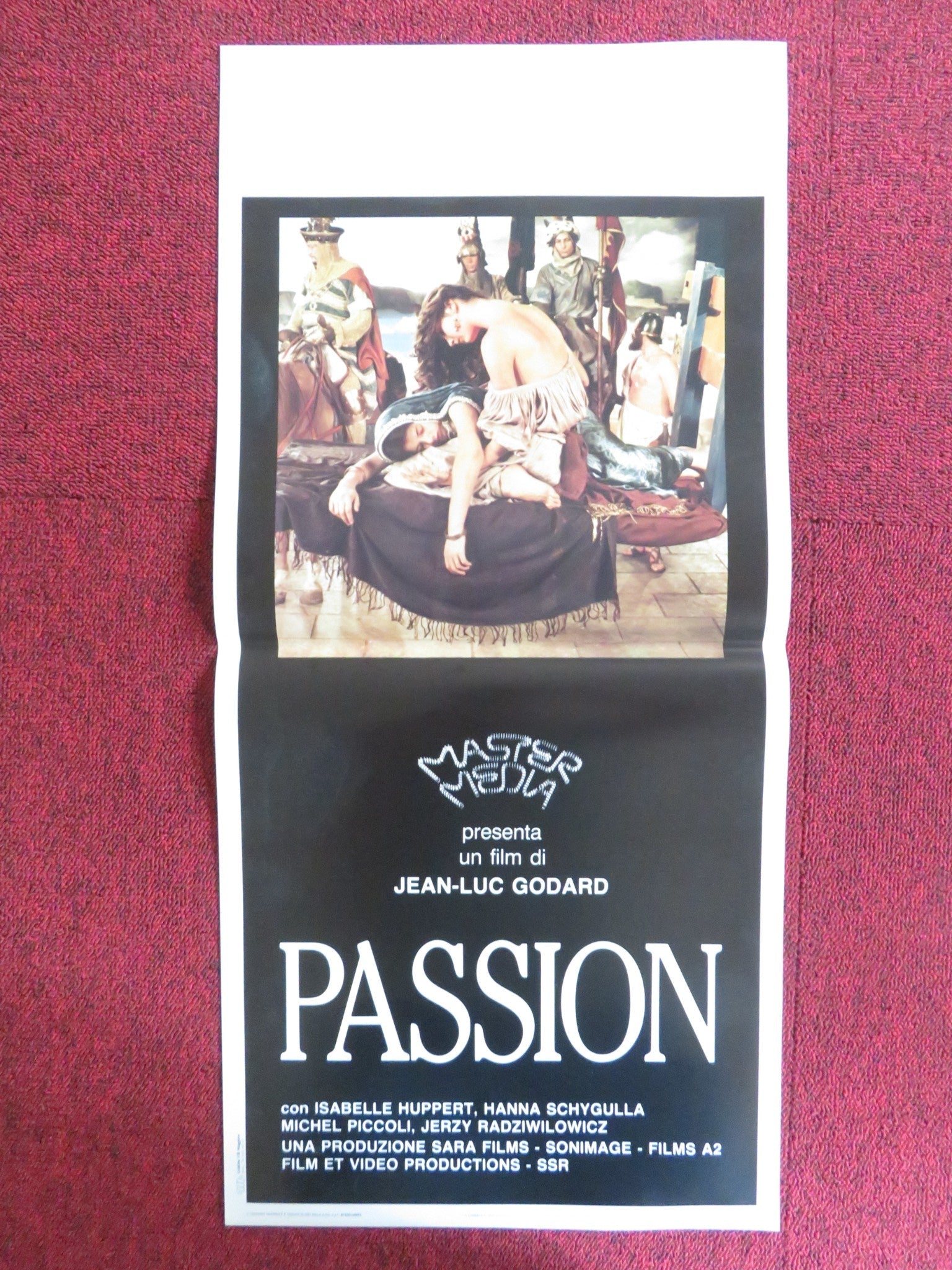 PASSION ITALIAN LOCANDINA POSTER ISABELLE HUPPERT HANNA SCHYGULLA 1983 Rendezvous Cinema Movie posters