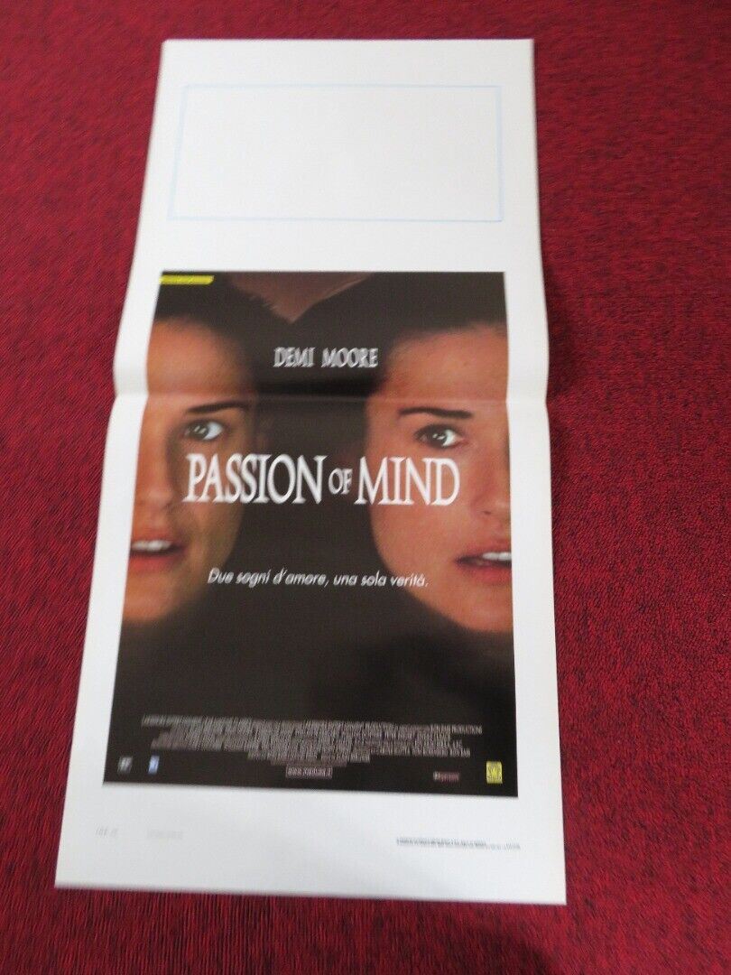 PASSION OF MIND ITALIAN LOCANDINA (27.5"x13") POSTER DEMI MOORE 2000 Movie posters
