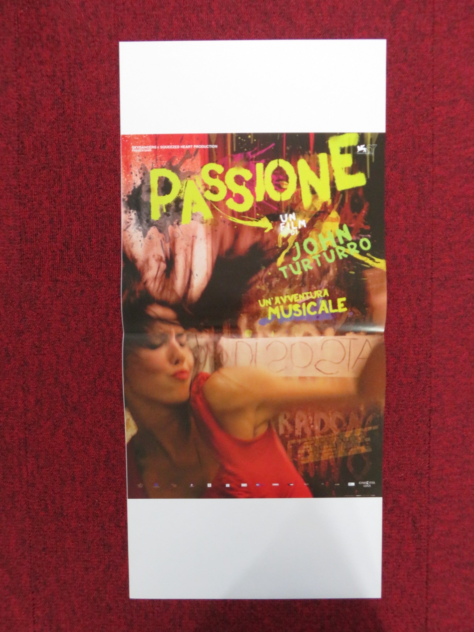 PASSIONE ITALIAN LOCANDINA POSTER JOHN TURTURRO MAX CASELLA 2010 Rendezvous Cinema Movie posters