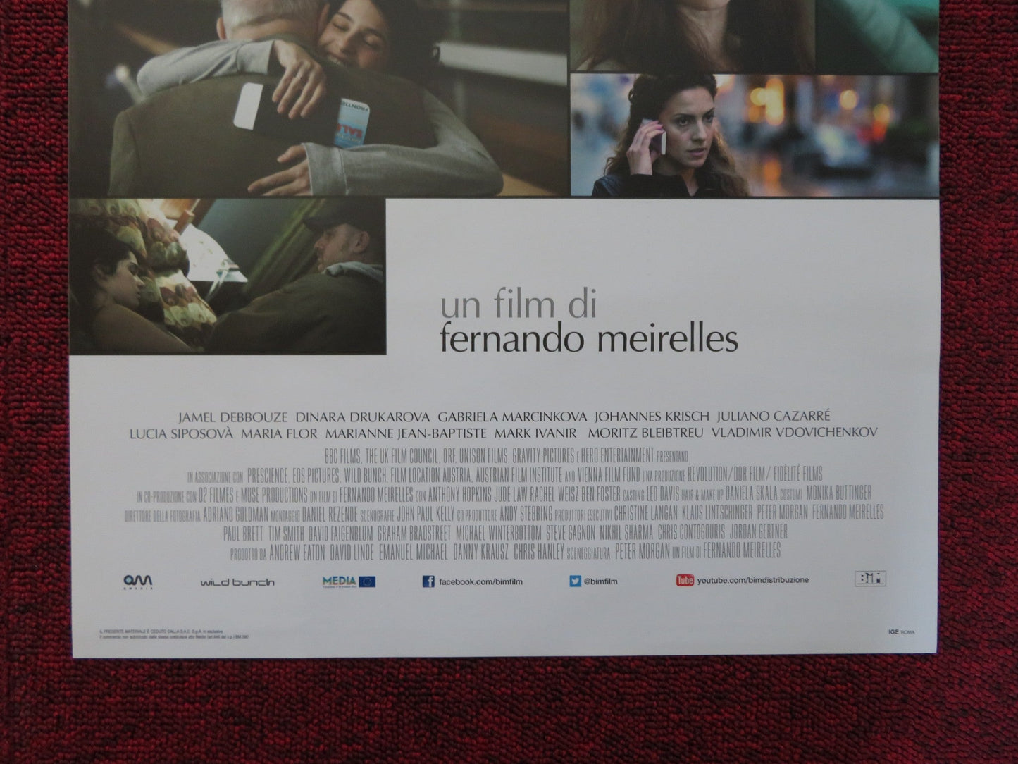 PASSIONI E DESIDERI ITALIAN LOCANDINA POSTER JUDE LAW ANTHONY HOPKINS 2011 Rendezvous Cinema Movie posters