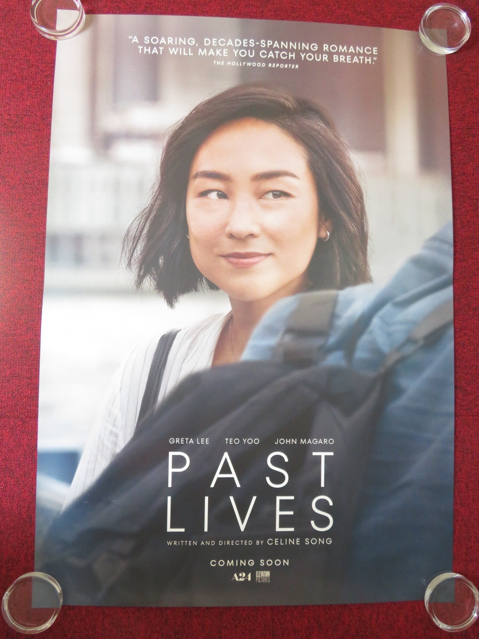 PAST LIVES - A US ONE SHEET ROLLED POSTER GRETA LEE TEO YOO 2023 Rendezvous Cinema Movie posters