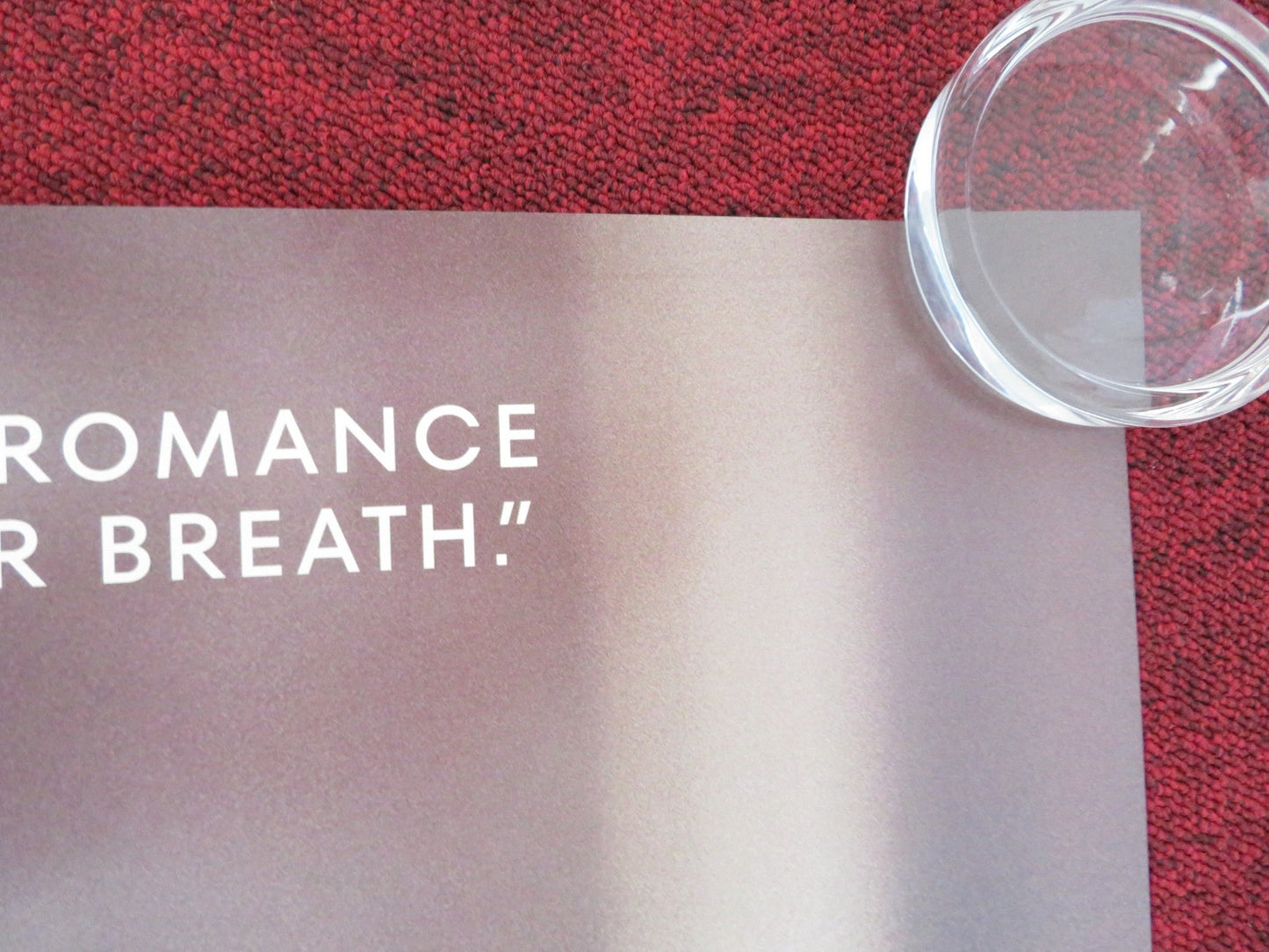 PAST LIVES - A US ONE SHEET ROLLED POSTER GRETA LEE TEO YOO 2023 Rendezvous Cinema Movie posters