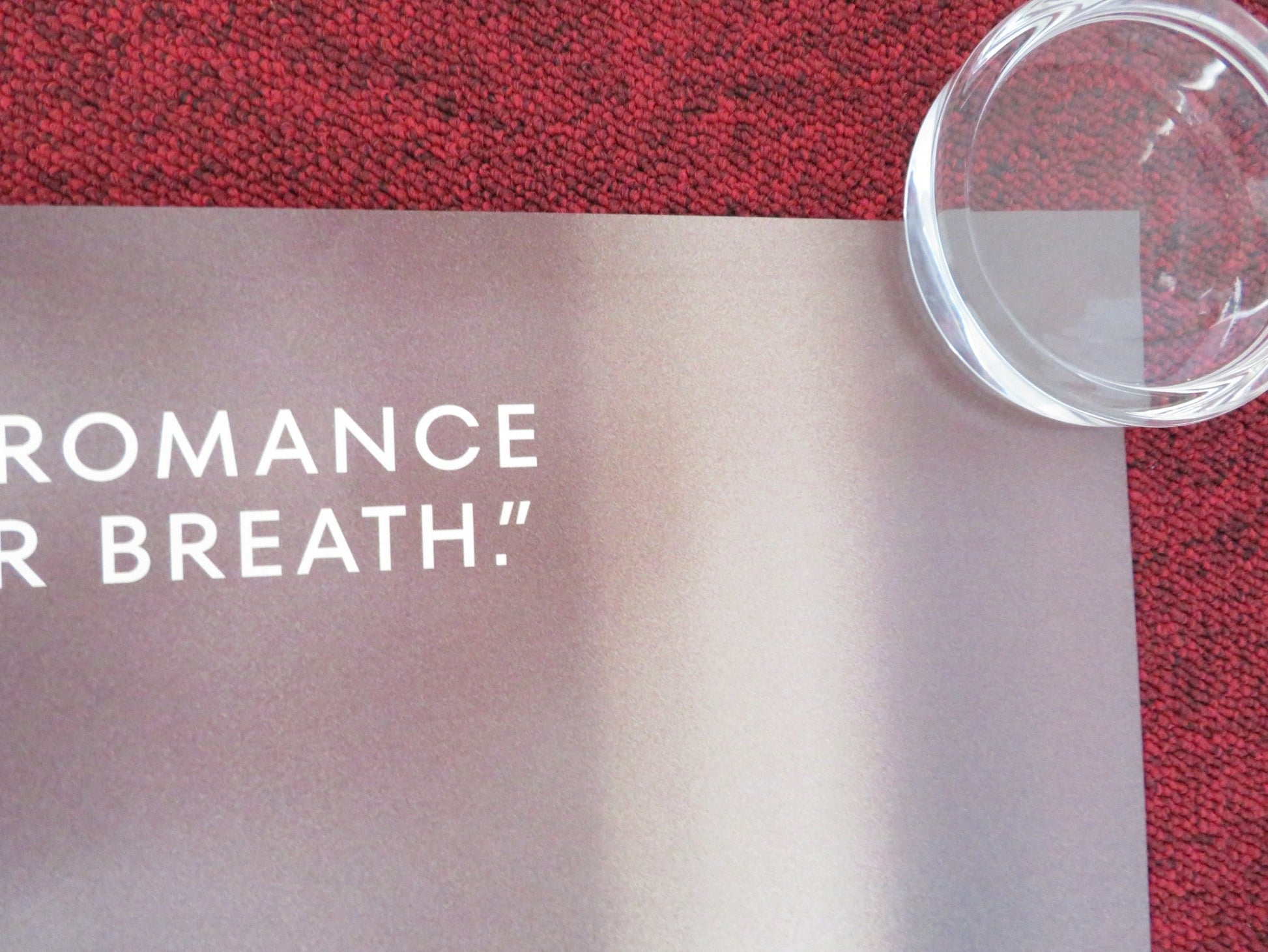 PAST LIVES - A US ONE SHEET ROLLED POSTER GRETA LEE TEO YOO 2023 Rendezvous Cinema Movie posters