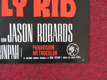 PAT GARRETT AND BILLY THE KID - B ITALIAN FOTOBUSTA POSTER JAMES COBURN 1973 Rendezvous Cinema Movie posters