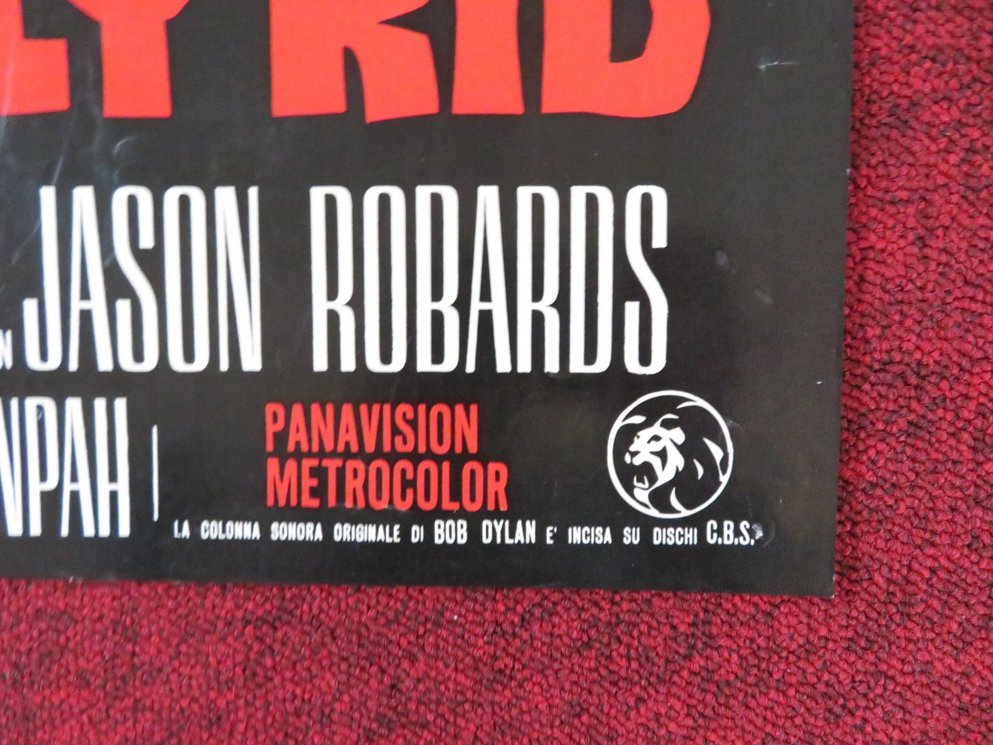 PAT GARRETT AND BILLY THE KID - C ITALIAN FOTOBUSTA POSTER JAMES COBURN 1973 Rendezvous Cinema Movie posters