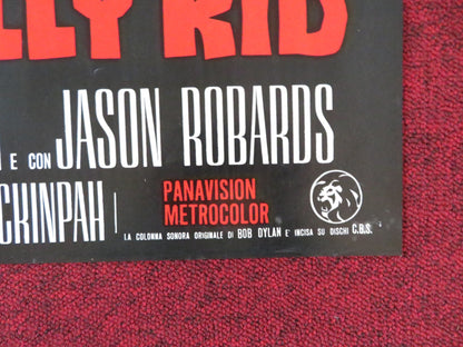 PAT GARRETT AND BILLY THE KID - D ITALIAN FOTOBUSTA POSTER JAMES COBURN 1973 Rendezvous Cinema Movie posters