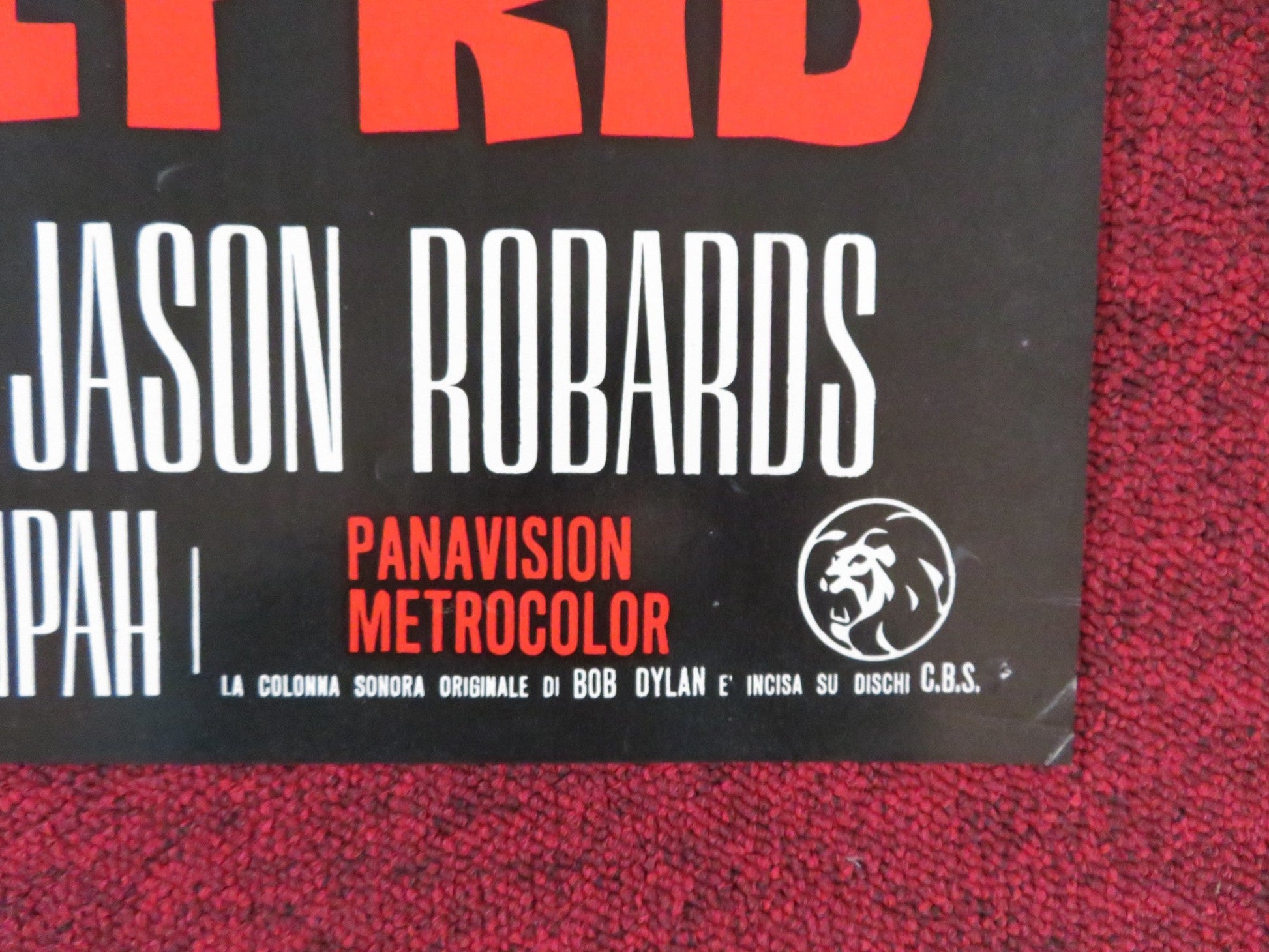 PAT GARRETT AND BILLY THE KID - E ITALIAN FOTOBUSTA POSTER JAMES COBURN 1973 Rendezvous Cinema Movie posters