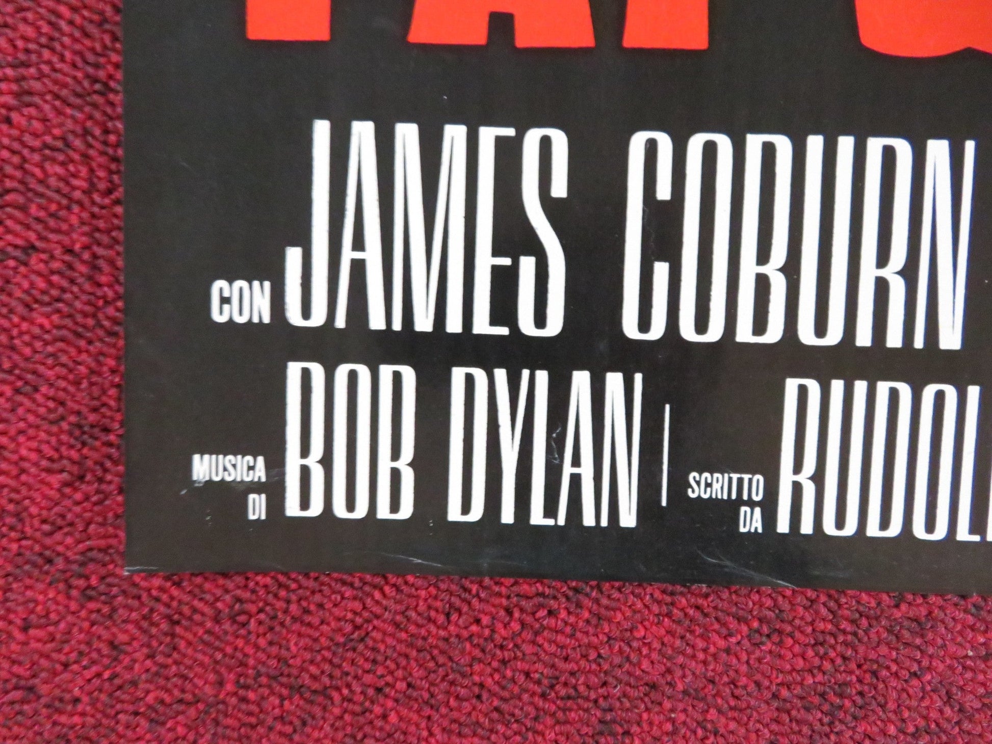 PAT GARRETT AND BILLY THE KID - E ITALIAN FOTOBUSTA POSTER JAMES COBURN 1973 Rendezvous Cinema Movie posters