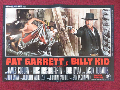 PAT GARRETT AND BILLY THE KID - E ITALIAN FOTOBUSTA POSTER JAMES COBURN 1973 Rendezvous Cinema Movie posters