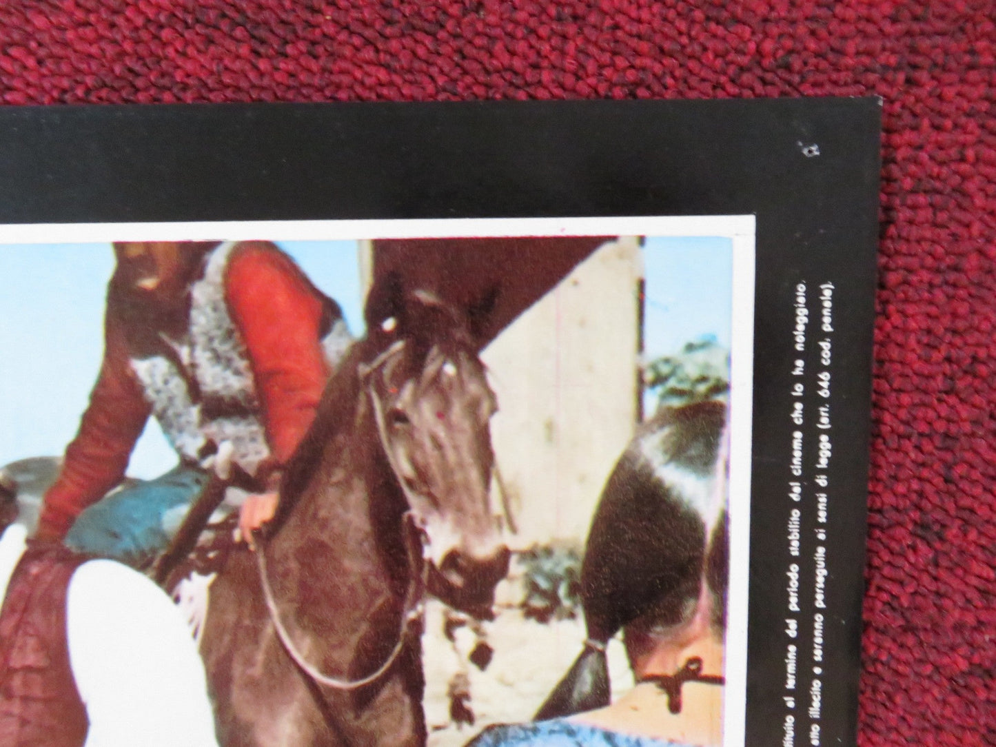 PAT GARRETT AND BILLY THE KID - F ITALIAN FOTOBUSTA POSTER JAMES COBURN 1973 Rendezvous Cinema Movie posters