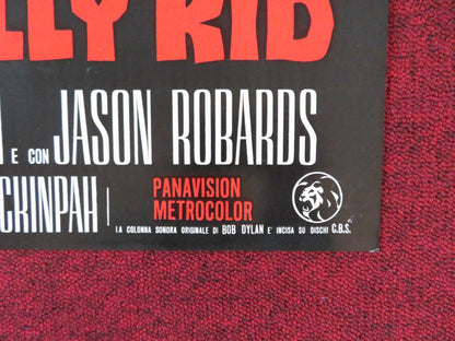 PAT GARRETT AND BILLY THE KID - G ITALIAN FOTOBUSTA POSTER JAMES COBURN 1973 Rendezvous Cinema Movie posters