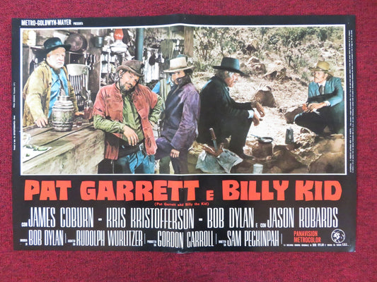 PAT GARRETT AND BILLY THE KID - H ITALIAN FOTOBUSTA POSTER JAMES COBURN 1973 Rendezvous Cinema Movie posters