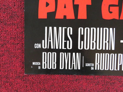 PAT GARRETT AND BILLY THE KID - I ITALIAN FOTOBUSTA POSTER JAMES COBURN 1973 Rendezvous Cinema Movie posters