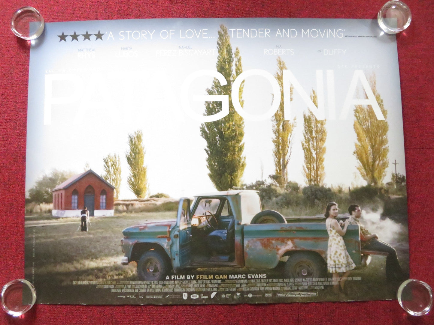 PATAGONIA UK QUAD (30"x 40") ROLLED POSTER MATTHEW RHYS MARTA LUBOS 2010 Rendezvous Cinema Movie posters