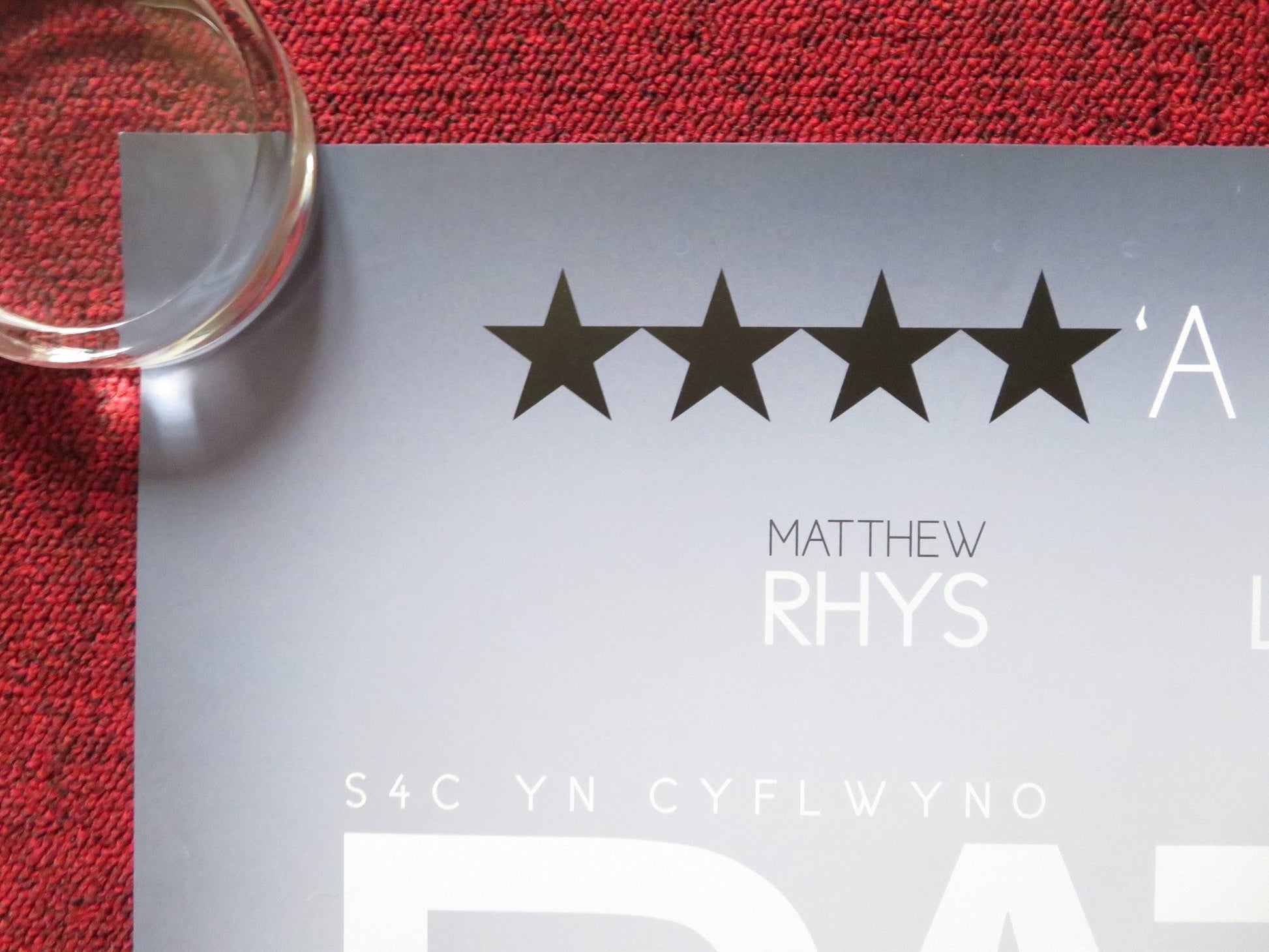 PATAGONIA UK QUAD (30"x 40") ROLLED POSTER MATTHEW RHYS MARTA LUBOS 2010 Rendezvous Cinema Movie posters