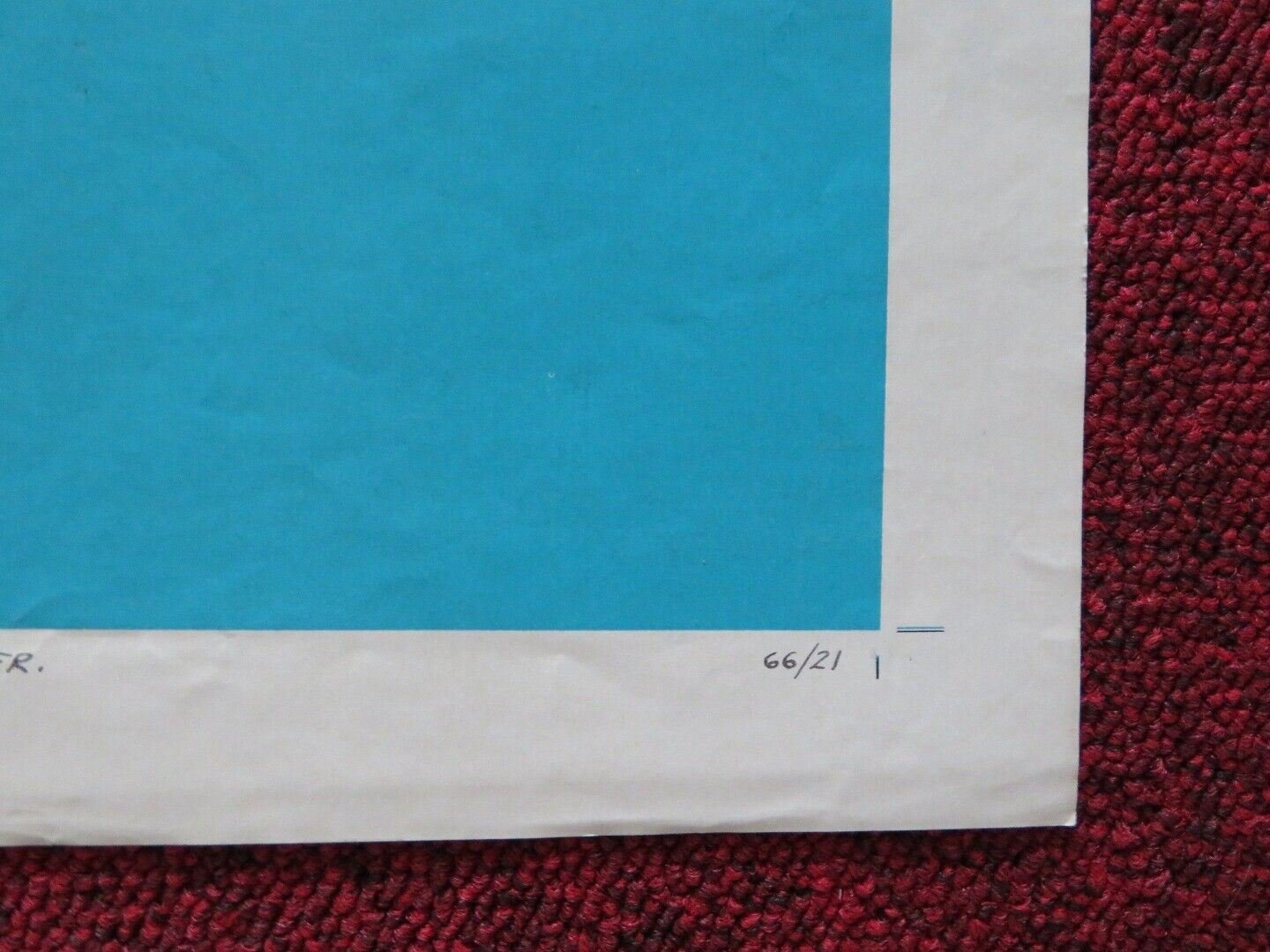 PATCH OF BLUE FOLDED US ONE SHEET POSTER SIDNEY POITIER SHELLEY WINTERS 1965 - Rendezvous Cinema