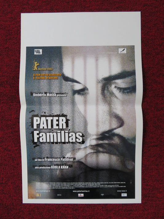 PATER FAMILIAS ITALIAN LOCANDINA POSTER LUIGI LACUZIO FEDERICA BONAVOLONTA 2003 Rendezvous Cinema Movie posters