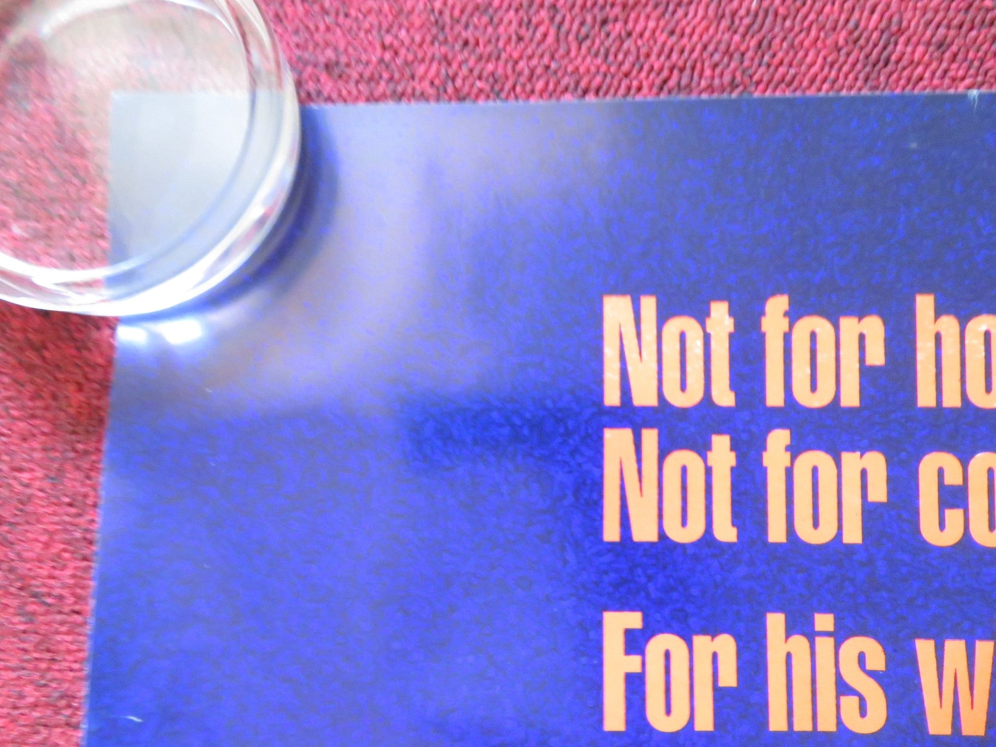 PATRIOT GAMES UK QUAD ROLLED POSTER HARRISON FORD SEAN BEAN 1992 Rendezvous Cinema Movie posters