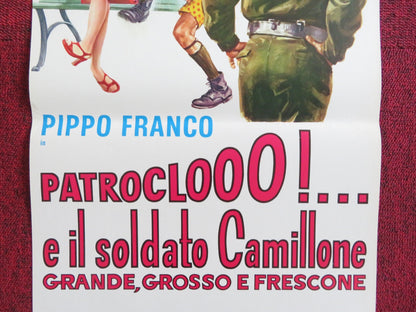 PATROCLOOO!... E IL SOLDATO CAMILLONE, GRANDE... ITALIAN LOCANDINA POSTER 1973 Rendezvous Cinema Movie posters