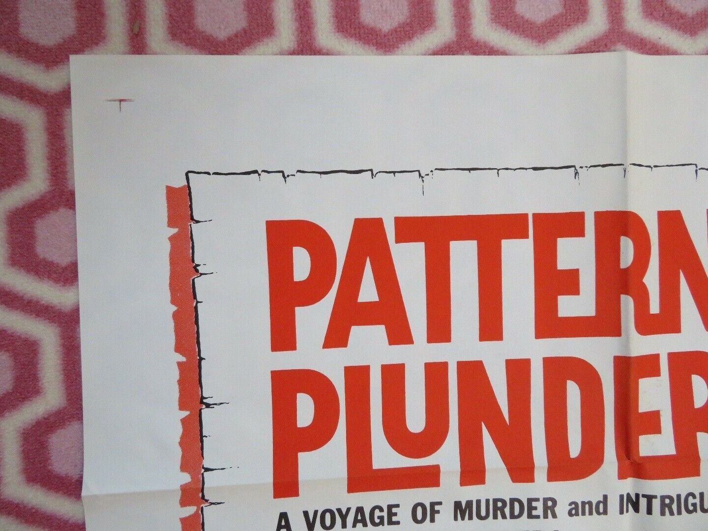 PATTERN FOR PLUNDER / OPERATION MERMAID US ONE SHEET POSTER 1963 Movie posters