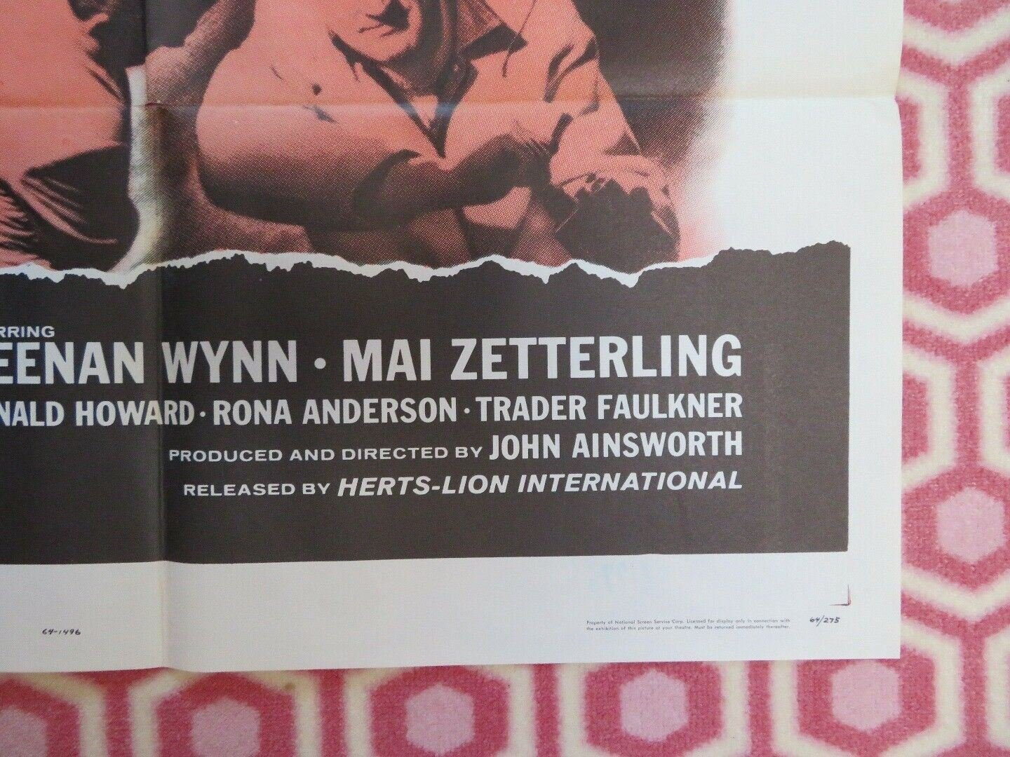 PATTERN FOR PLUNDER / OPERATION MERMAID US ONE SHEET POSTER 1963 Movie posters