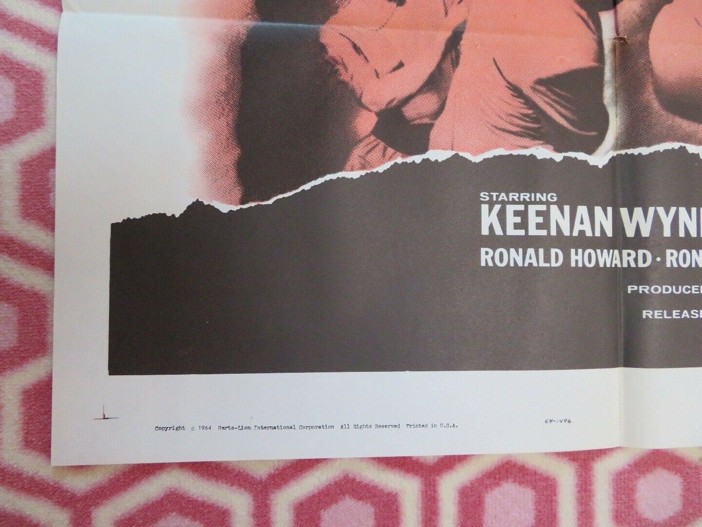 PATTERN FOR PLUNDER / OPERATION MERMAID US ONE SHEET POSTER 1963 Movie posters