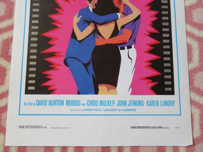 PATTI ROCKS ITALIAN LOCANDINA (27.5"x13") POSTER CHRIS MULKRY JOHN JENKINS 1989 Movie posters