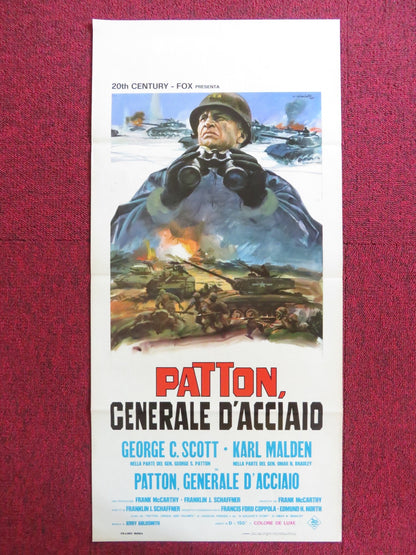 PATTON ITALIAN LOCANDINA POSTER GEORGE C. SCOTT KARL MALDEN 1970 Rendezvous Cinema Movie posters