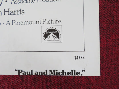 PAUL AND MICHELLE FOLDED US ONE SHEET POSTER ANICEE ALVINA SEAN BURY 1974 Rendezvous Cinema Movie posters