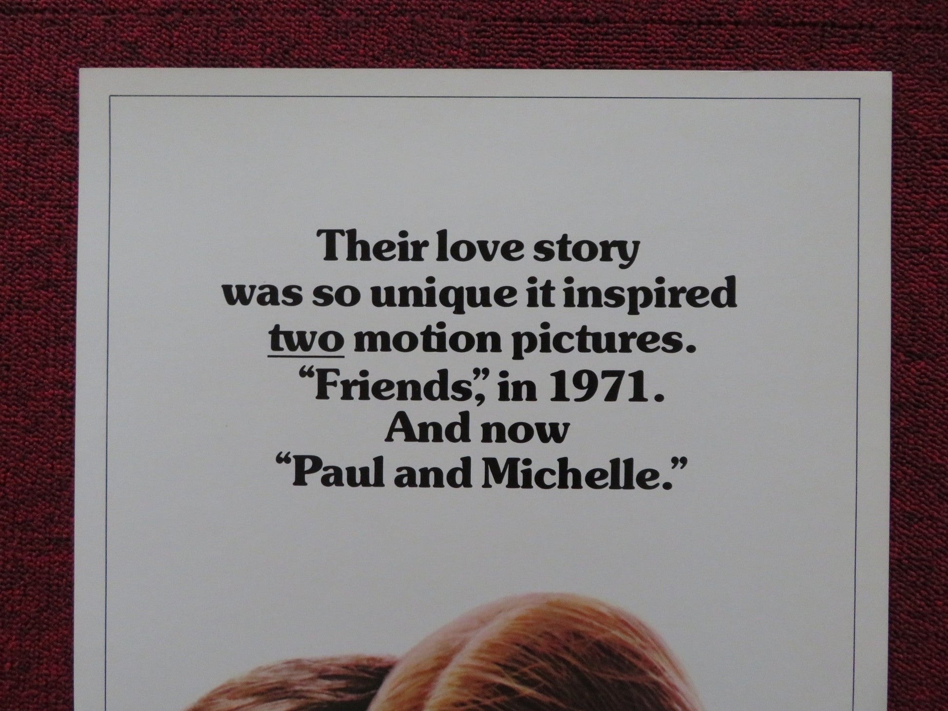 PAUL AND MICHELLE US INSERT (14"x 36") POSTER ANICEE ALVINA SEAN BURY 1974 Rendezvous Cinema Movie posters