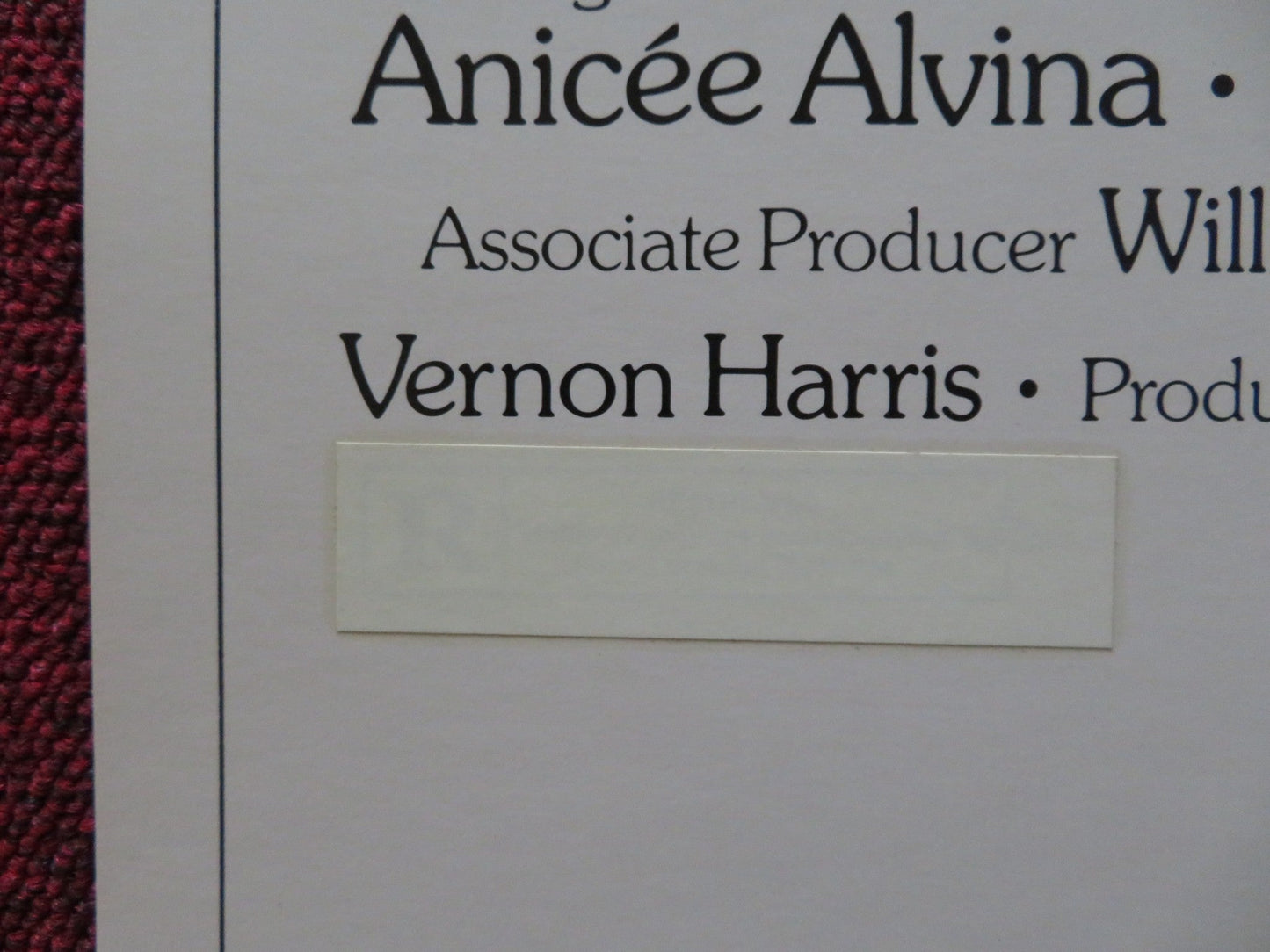 PAUL AND MICHELLE US INSERT (14"x 36") POSTER ANICEE ALVINA SEAN BURY 1974 Rendezvous Cinema Movie posters