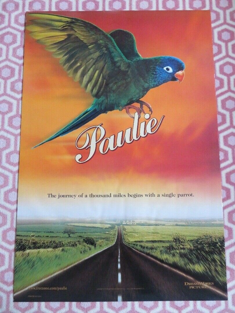 PAULIE US ONE SHEET ROLLED POSTER DREAMWORKS 1998 Movie posters