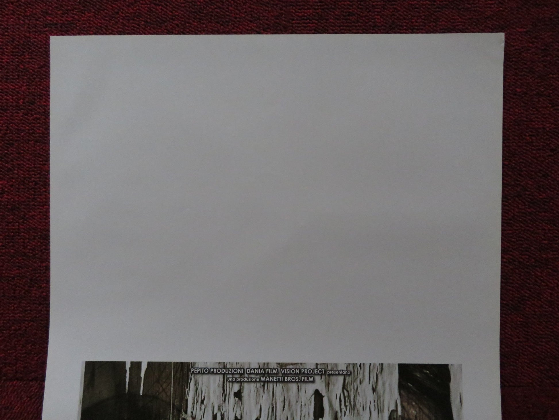 PAURA 3D ITALIAN LOCANDINA POSTER PEPPE SERVILLO FRANCESCA CUTTICA 2012 Rendezvous Cinema Movie posters