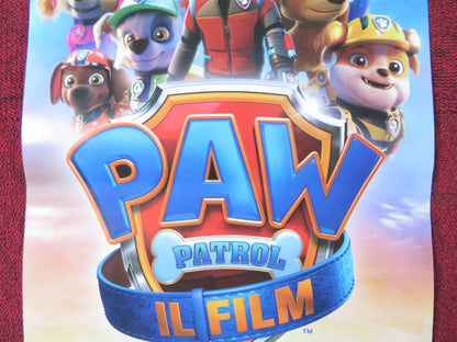 PAW PATROL THE MOVIE ITALIAN LOCANDINA POSTER TYLER PERRY RON PARDO 2021 Rendezvous Cinema Movie posters