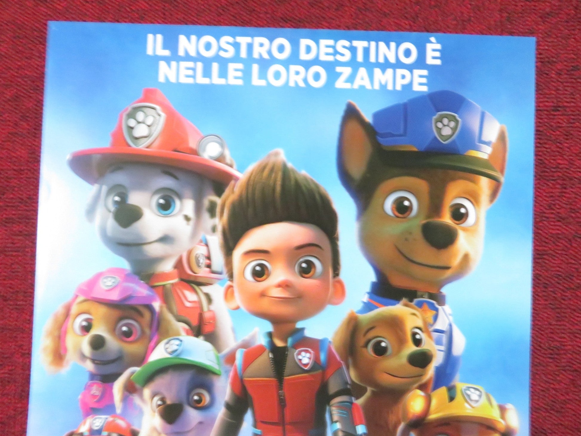 PAW PATROL THE MOVIE ITALIAN LOCANDINA POSTER TYLER PERRY RON PARDO 2021 Rendezvous Cinema Movie posters