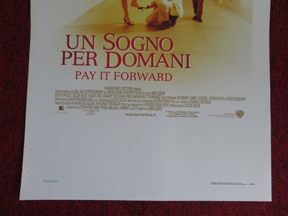 PAY IT FORWARD ITALIAN LOCANDINA (27.5"x13") POSTER KEVIN SPACEY 2000 Movie posters